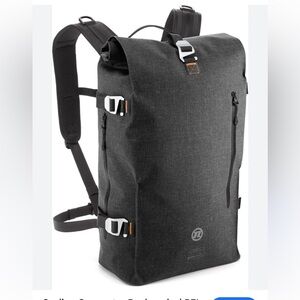 Novara grey cycling commuter waterproof backpack
